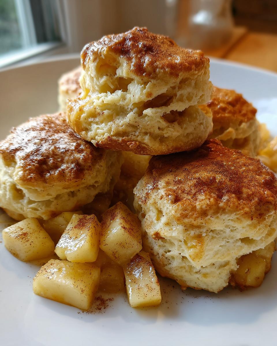 apple pie biscuits - detail 1