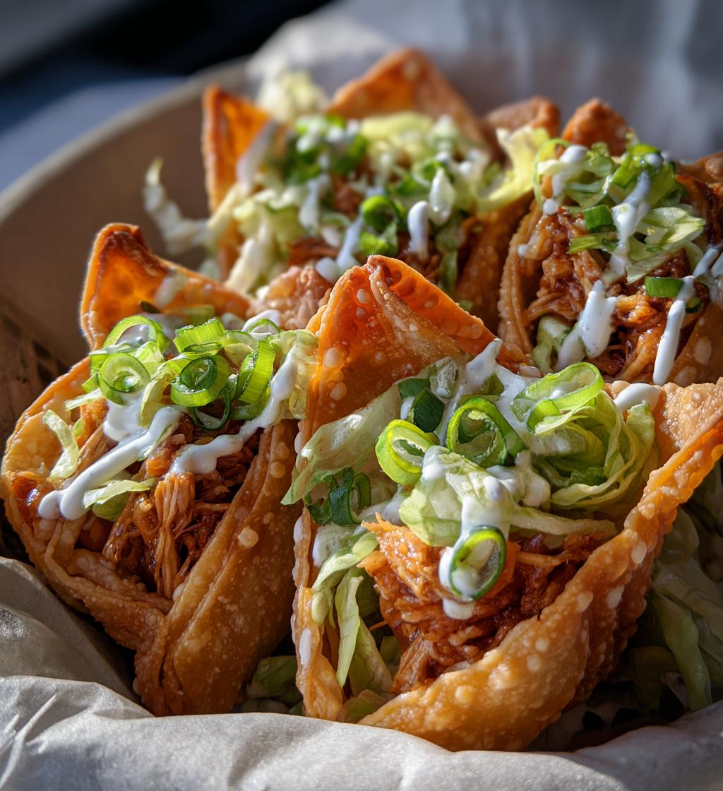 applebee’s chicken wonton tacos - detail 1