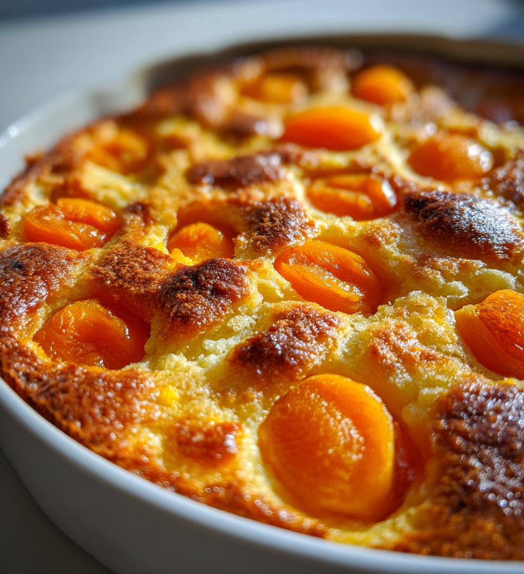 apricot cobbler - detail 1