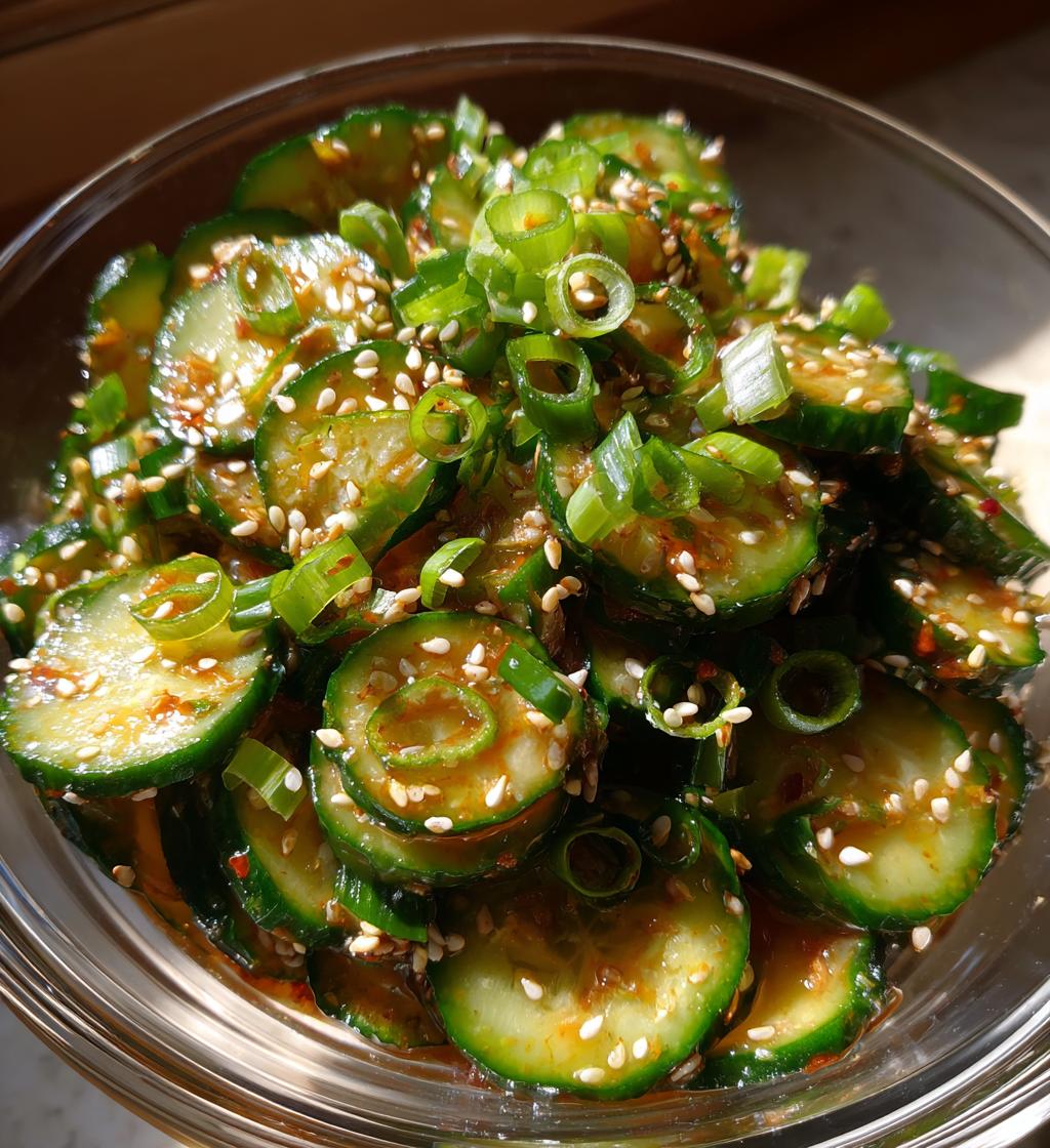 asian cucumber salad recipe - detail 1