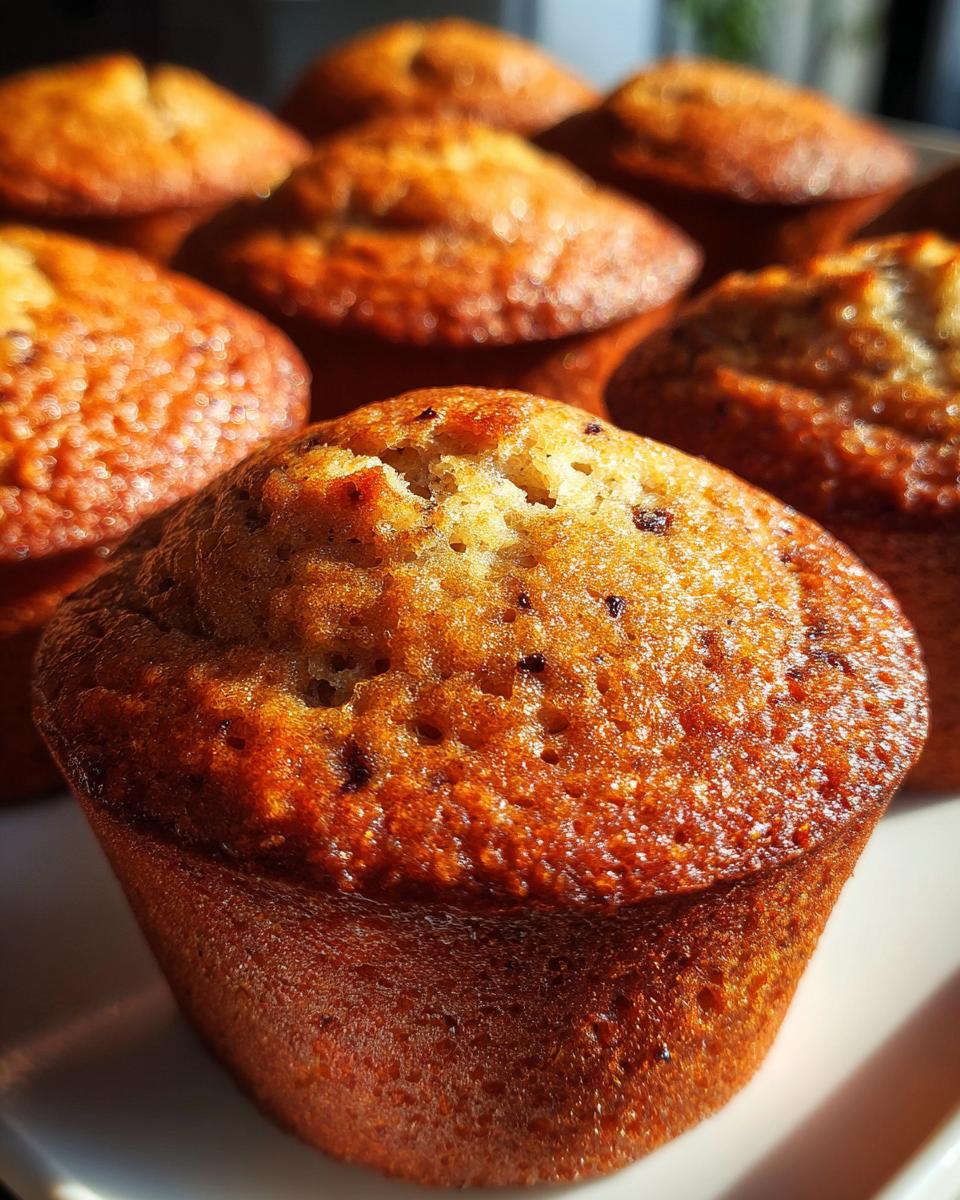 banana bread muffins - detail 1