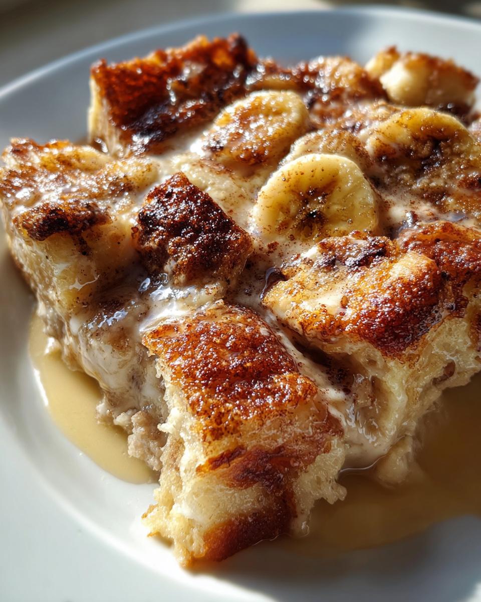 banana bread pudding recipe