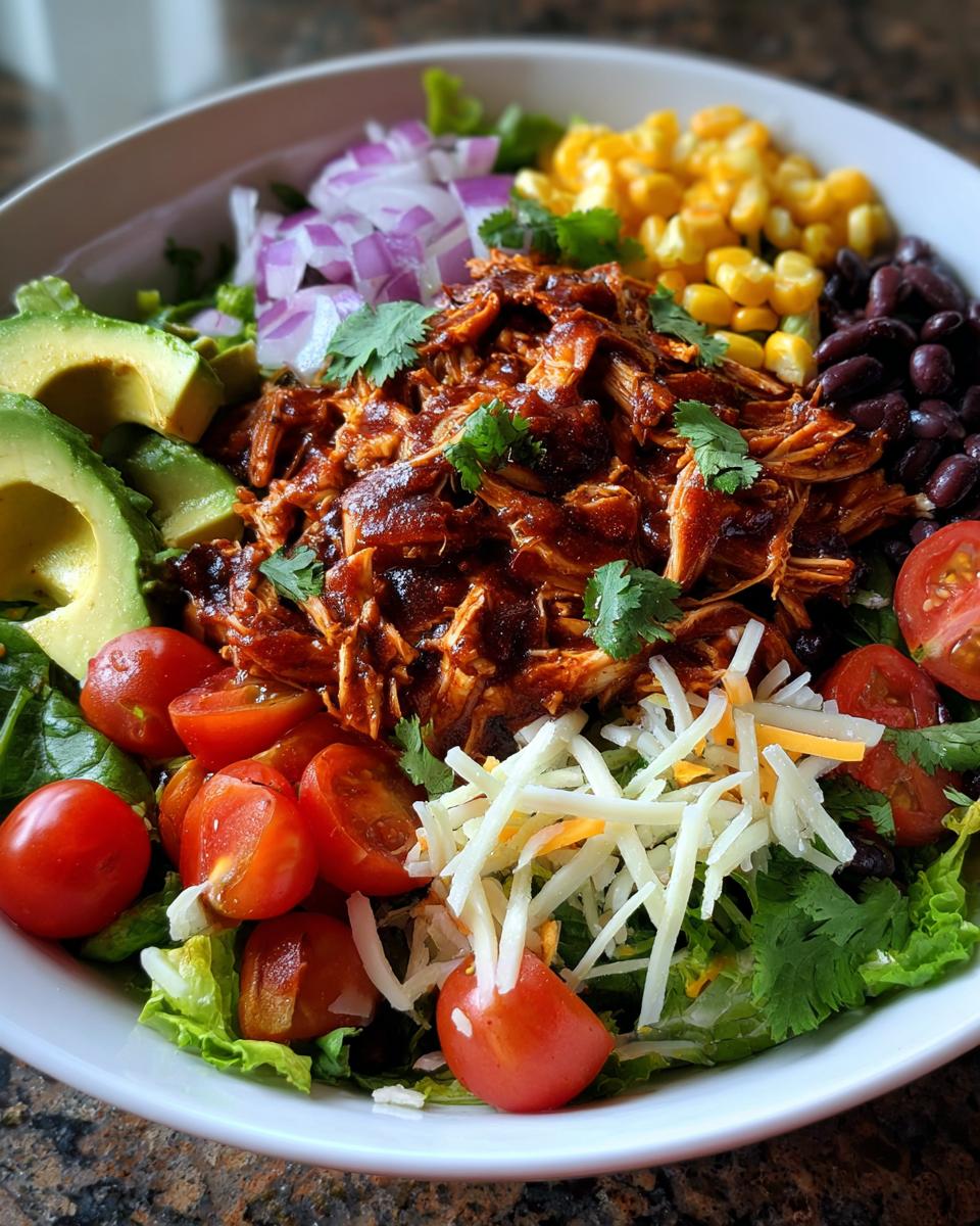 bbq chicken salad - detail 1