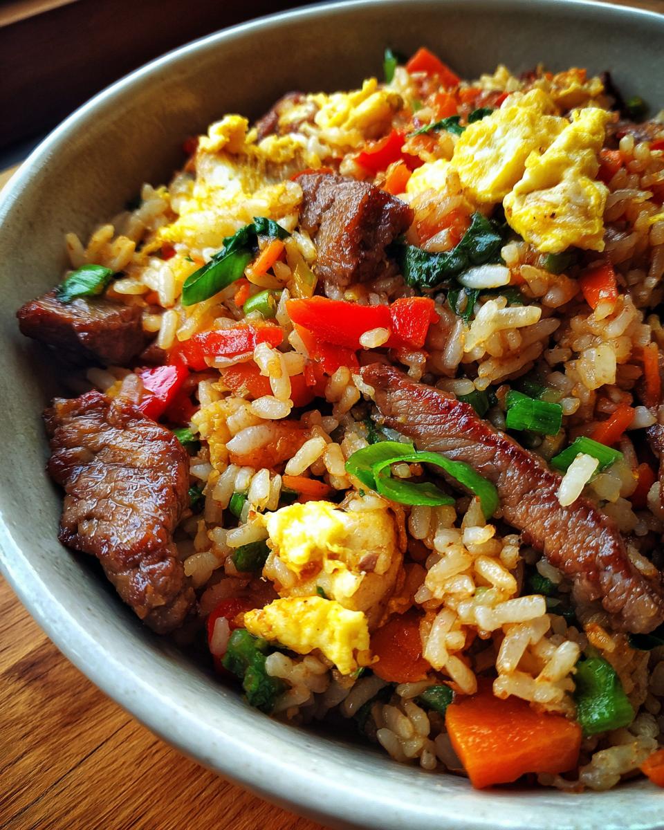 beef fried rice - detail 1
