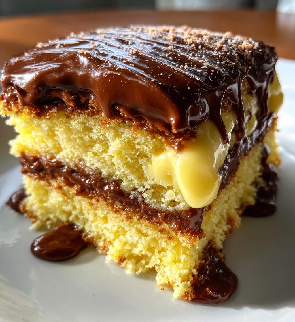 boston cream desserts
