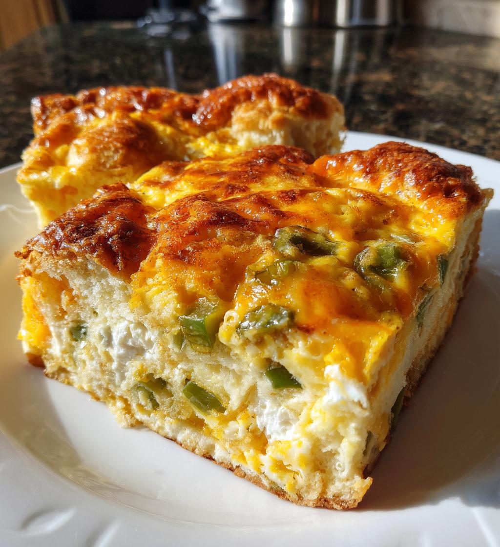 breakfast casserole with crescent rolls - detail 1