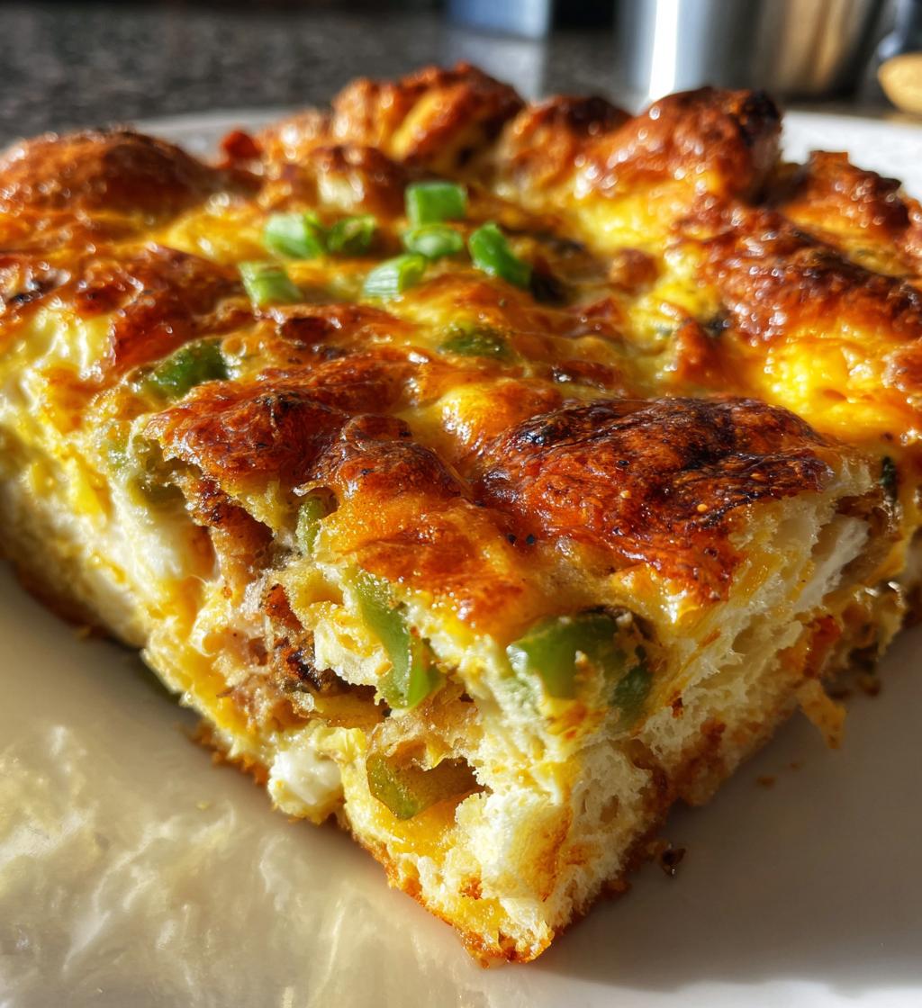 breakfast casserole with crescent rolls