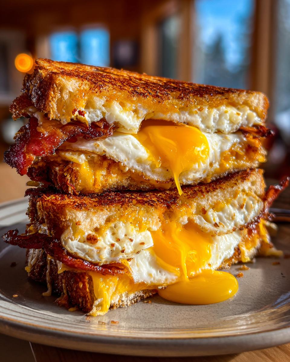 breakfast sandwich - detail 1