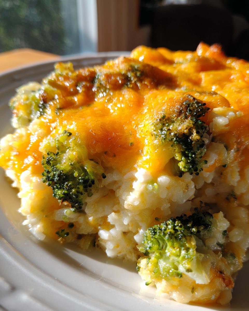 broccoli cheese rice casserole