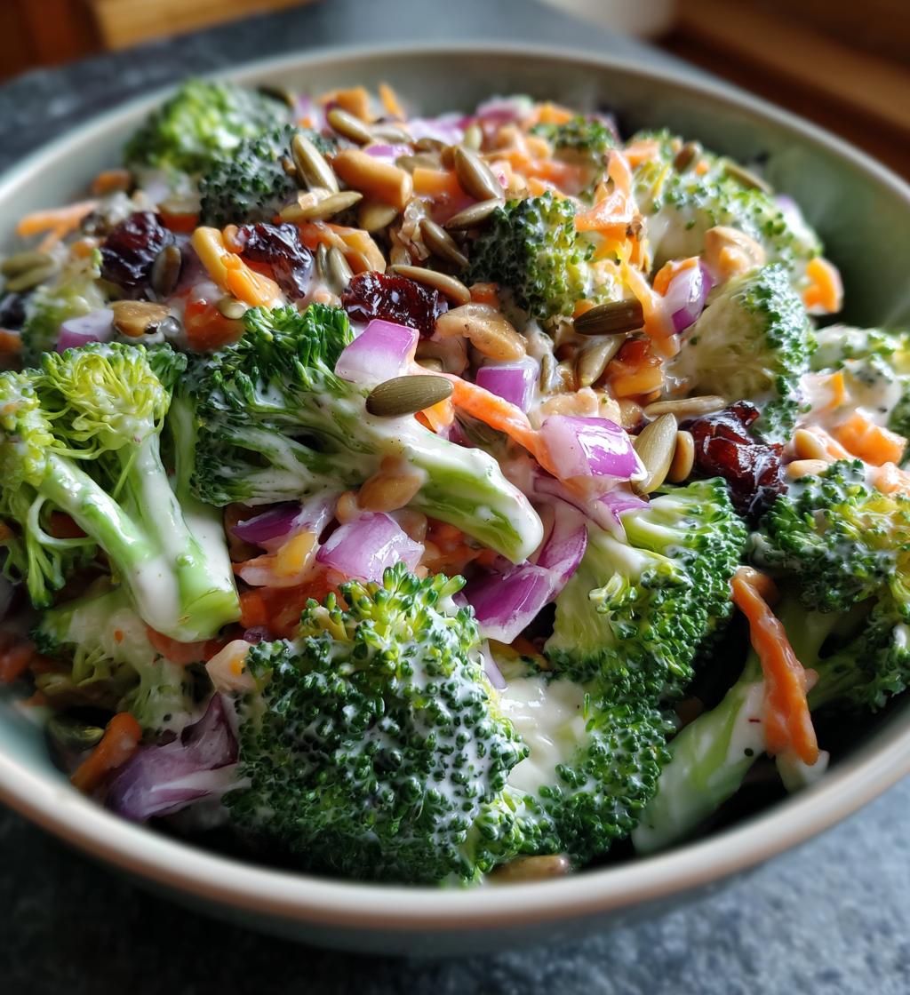 broccoli salad - detail 1