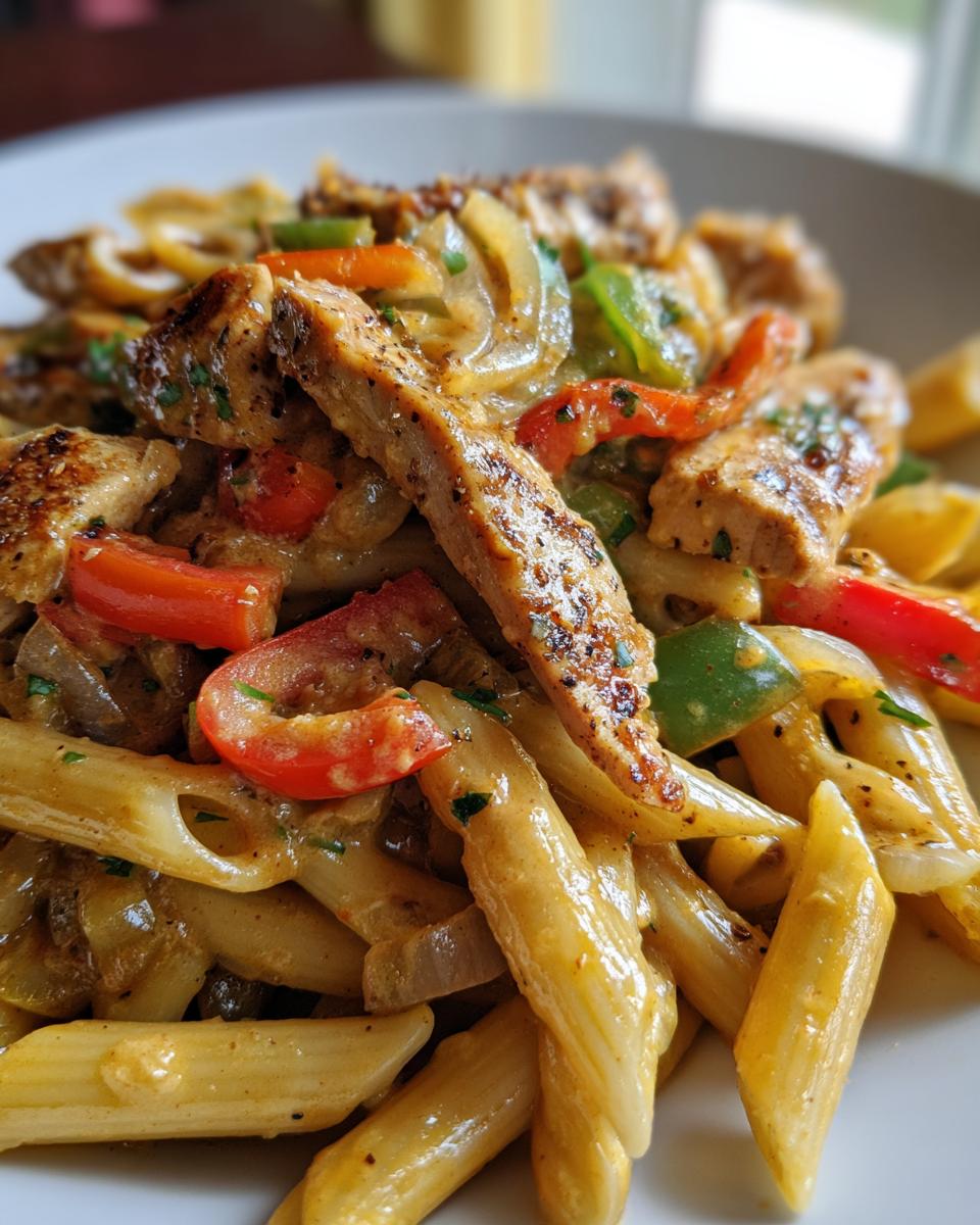 cajun chicken pasta - detail 1