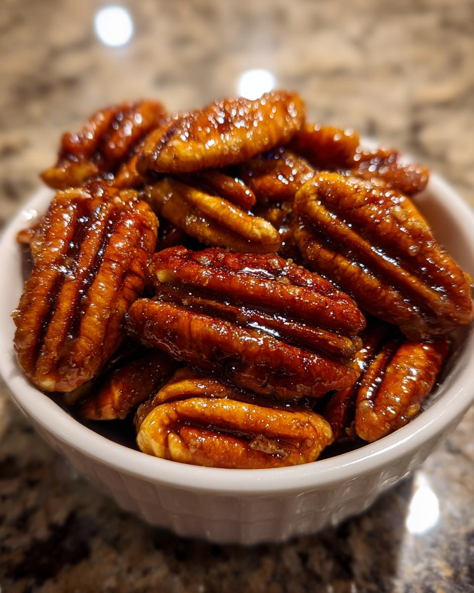 candied pecans - detail 1