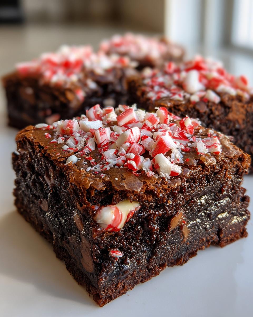 candy cane brownies recipe