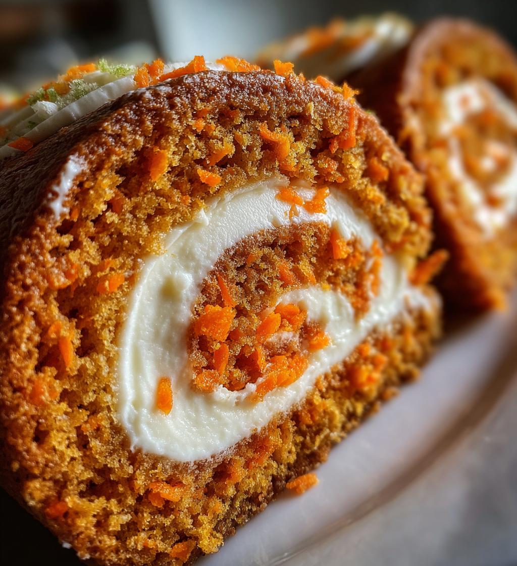 carrot cake roll