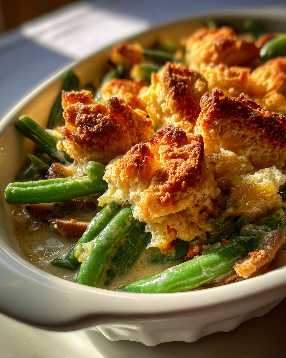 cheddar bay green bean casserole