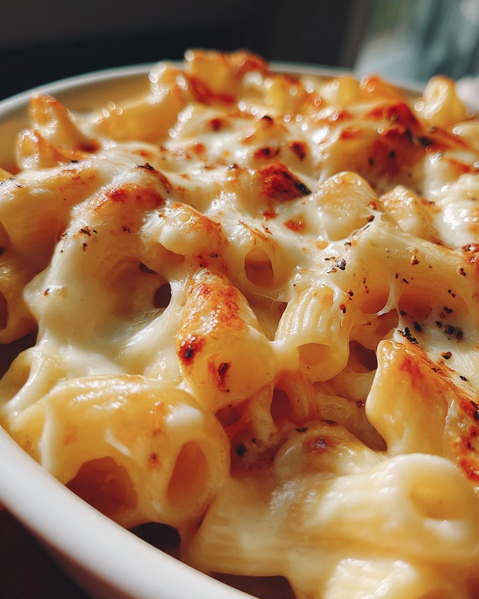 cheesy pasta - detail 1