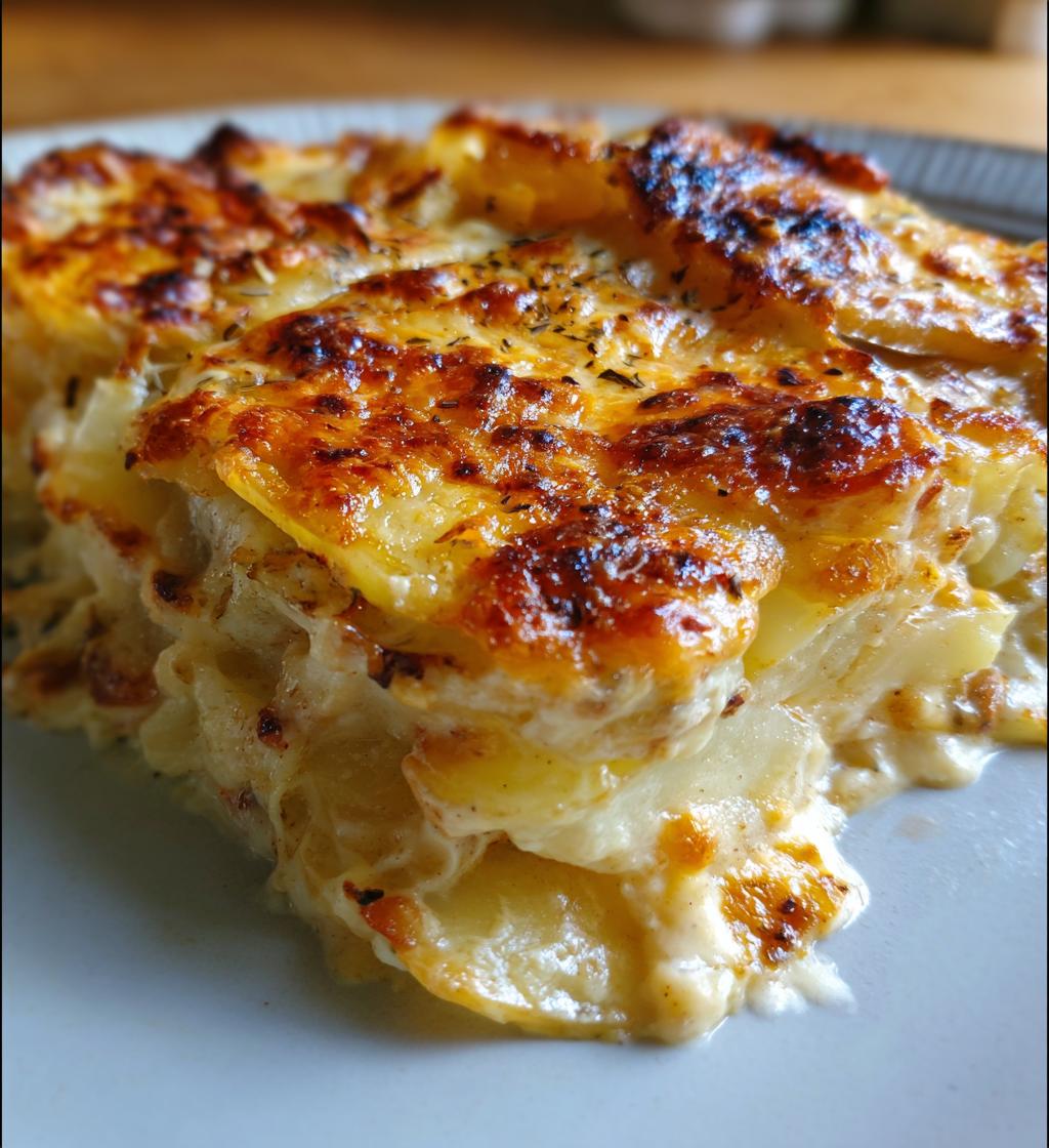 cheesy scalloped potatoes recipe