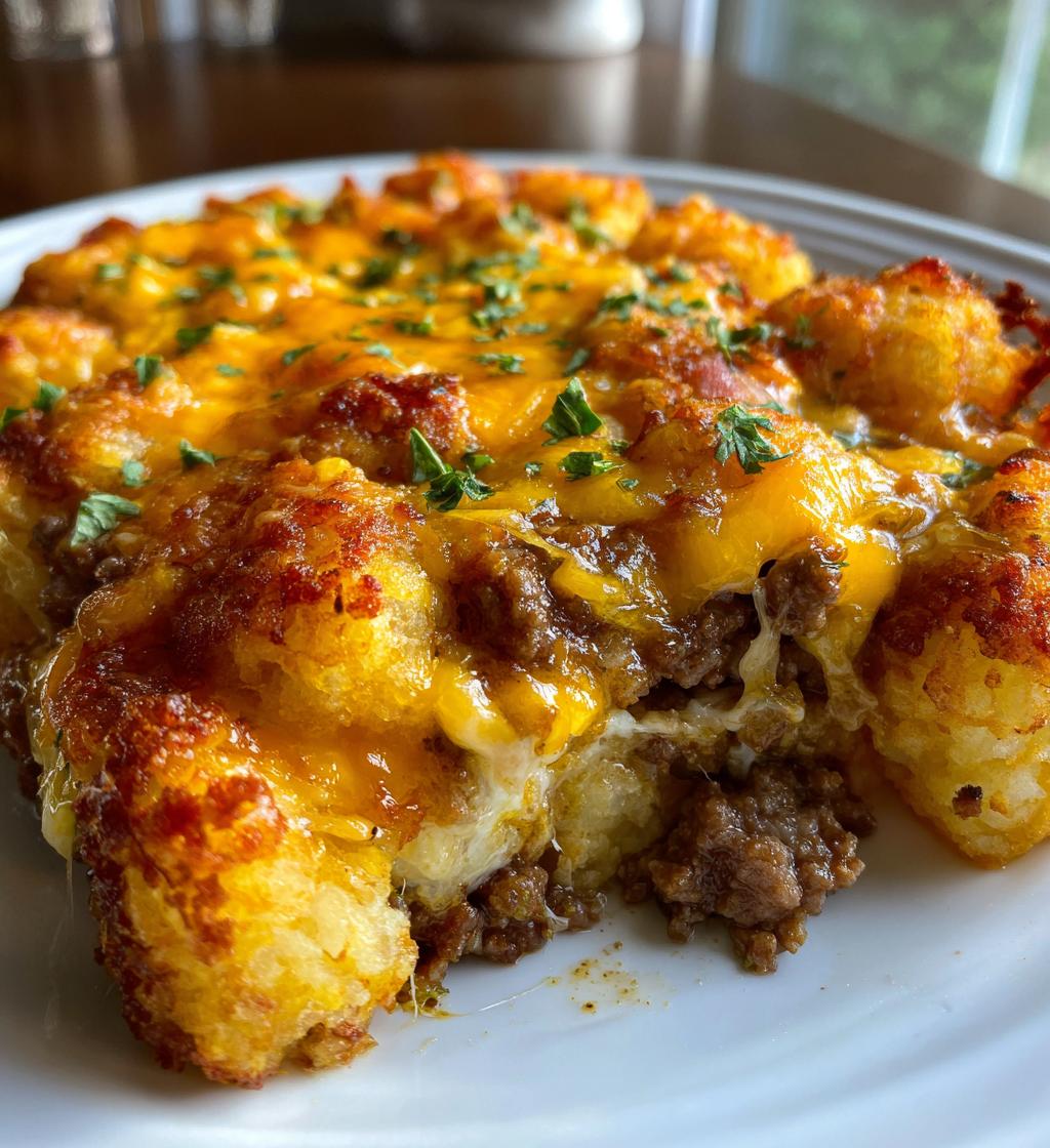 cheesy tot casserole