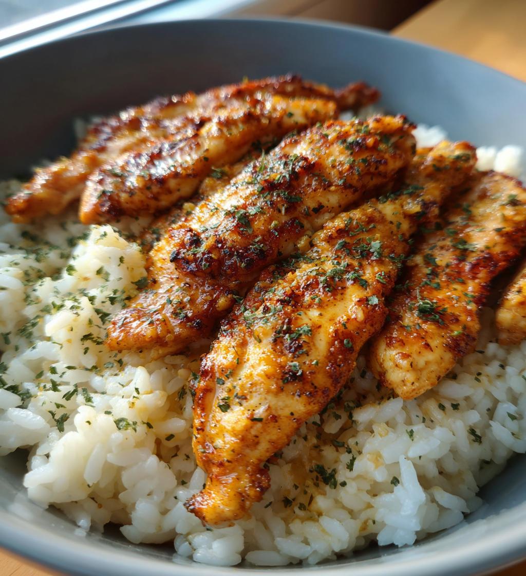 chicken and rice - detail 1