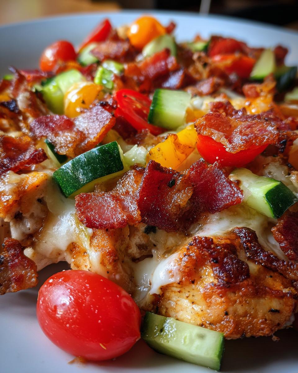 chicken bacon ranch and veggies