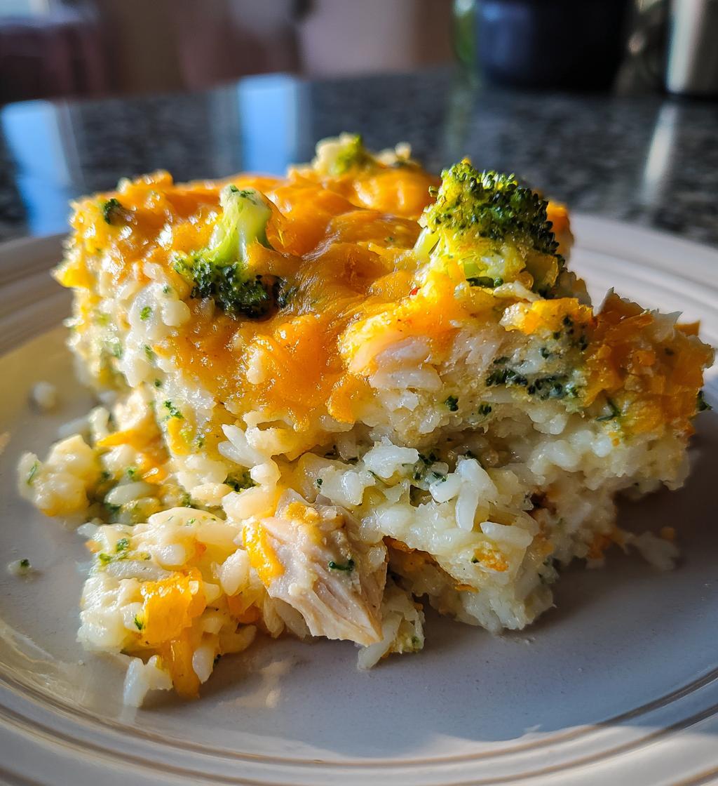 chicken broccoli rice cheese casserole
