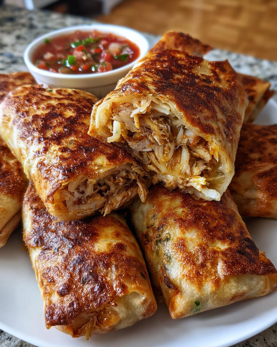 chicken chimichangas - detail 1