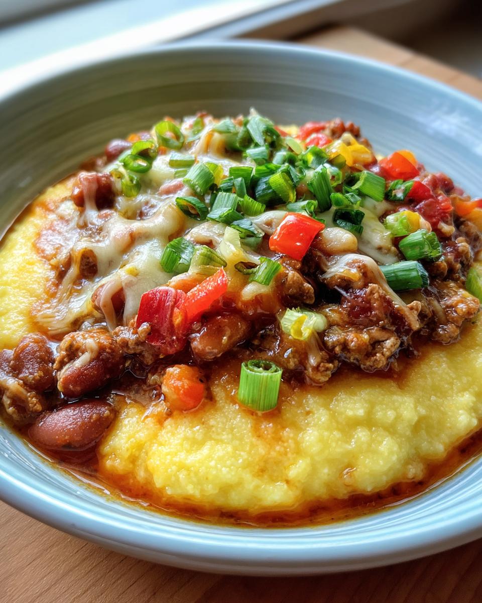 chili cheese polenta - detail 1