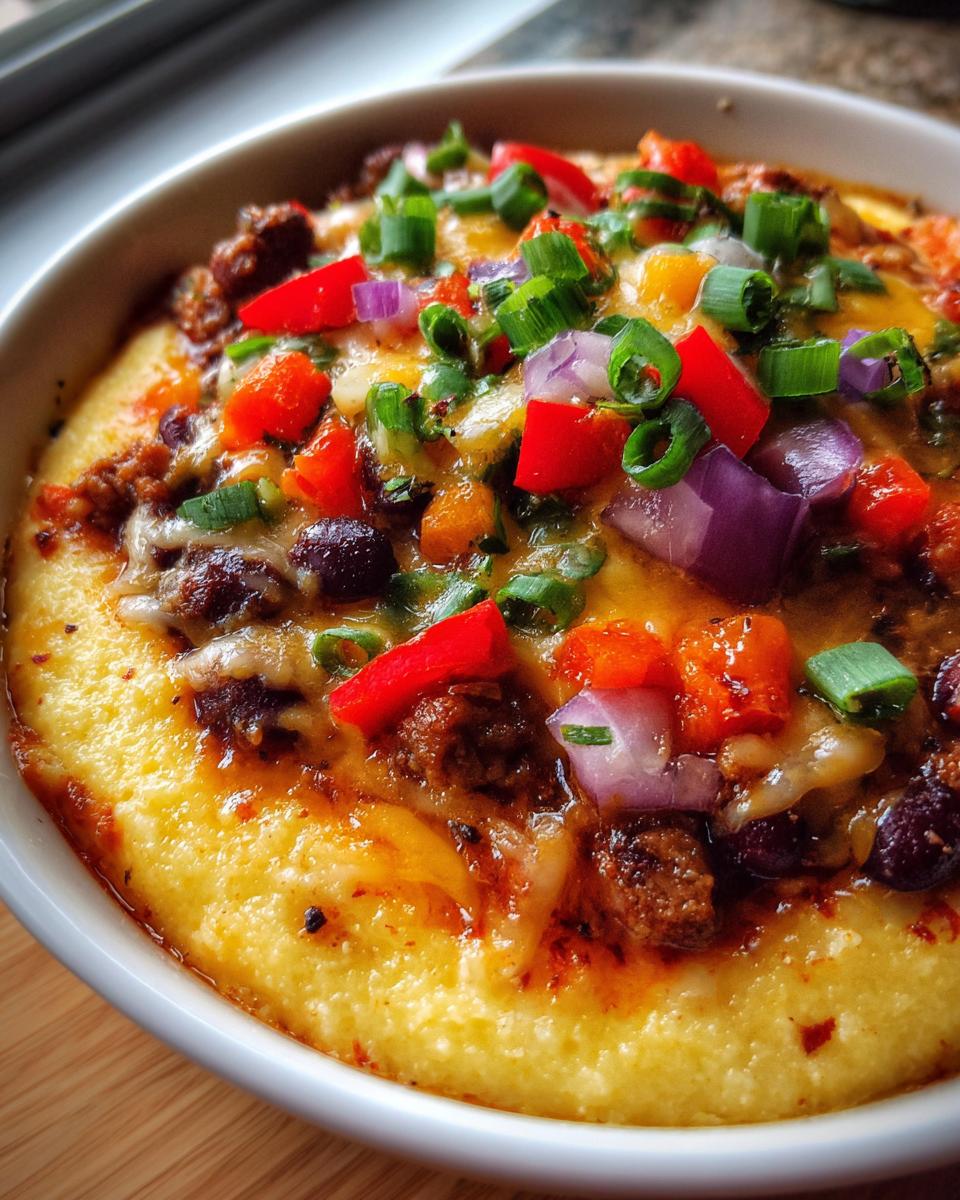 chili cheese polenta