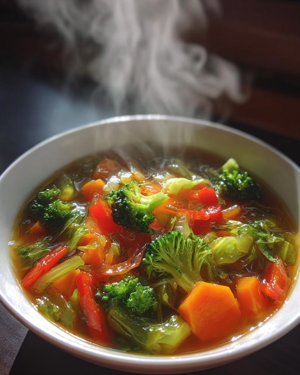 chinese mixed vegetable soup - detail 1
