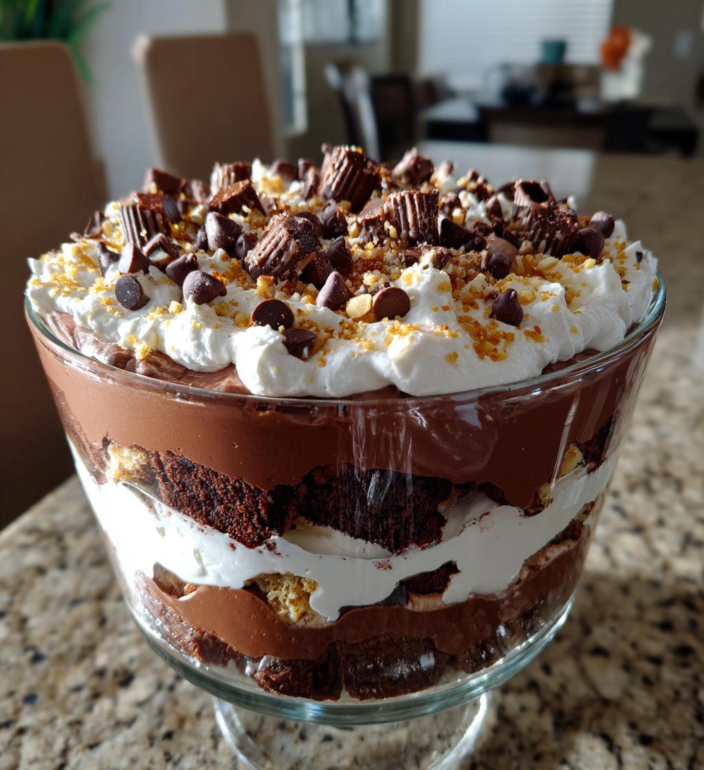 chocolate brownie trifle