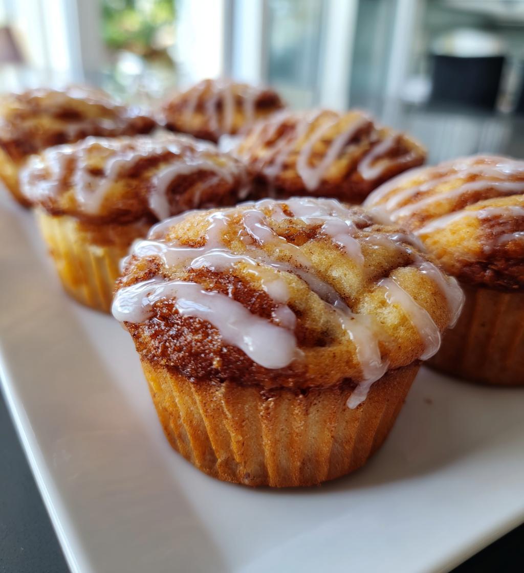 cinnamon roll muffins - detail 1
