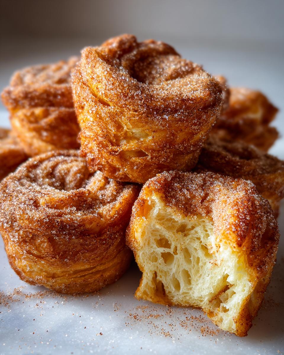 cinnamon sugar cruffins - detail 1