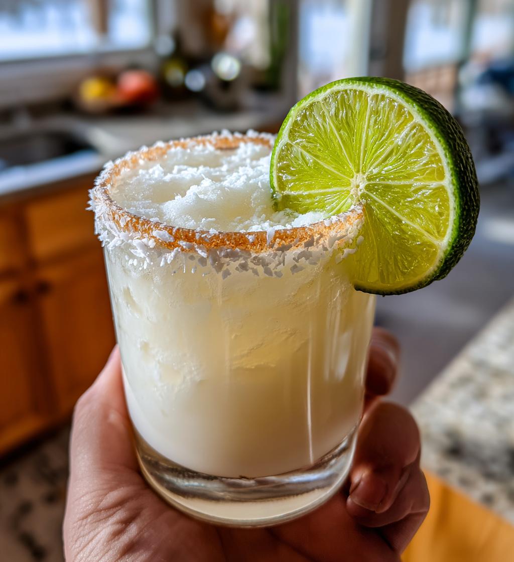 coconut margarita - detail 1
