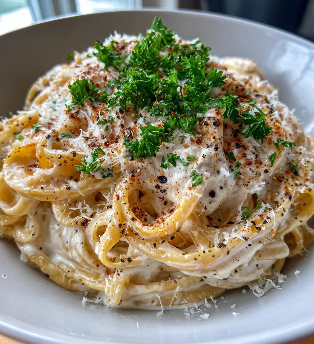cottage cheese alfredo - detail 1