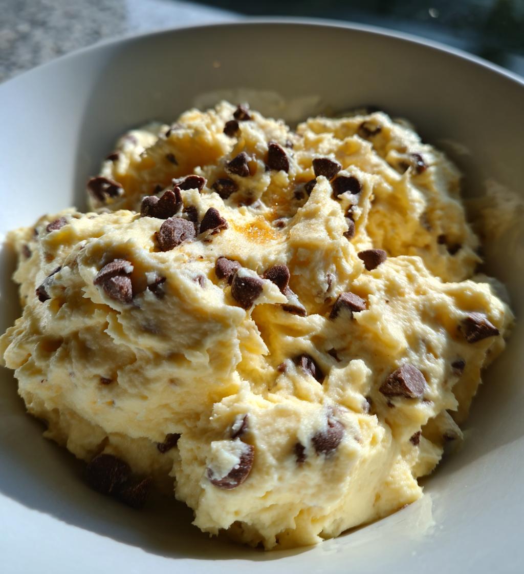cottage cheese cookie dough - detail 1