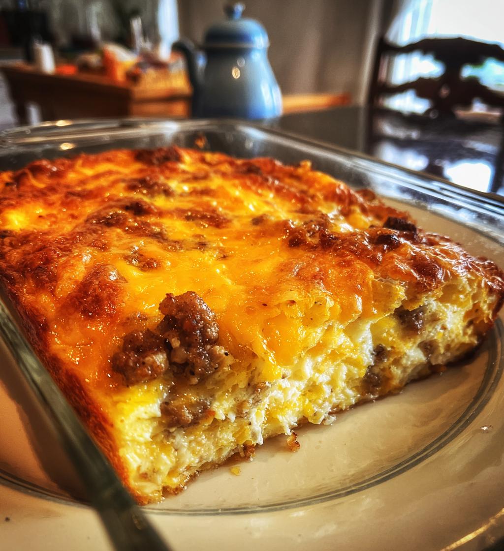 crack breakfast casserole - detail 1