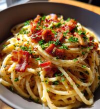 creamy bacon pasta