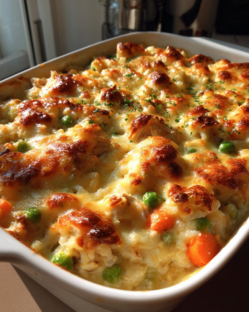 creamy chicken rice casserole delight - detail 1