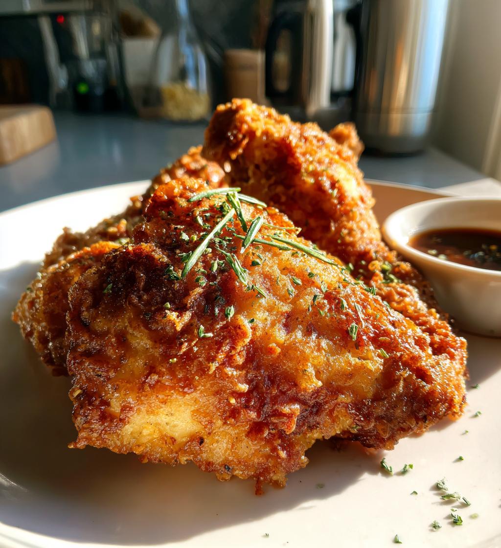 crispy chicken - detail 1