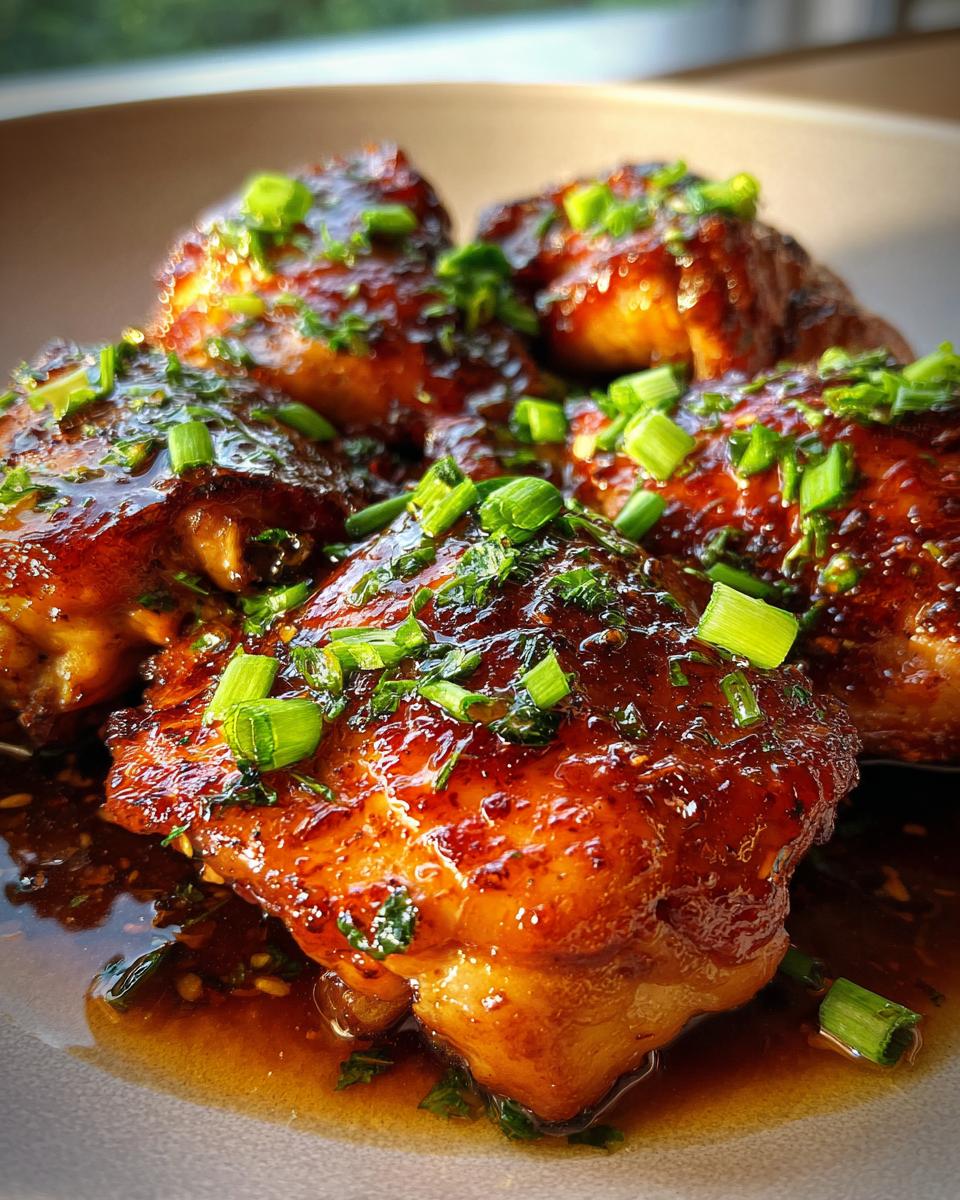 crock pot honey garlic chicken thighs crockpot - detail 1