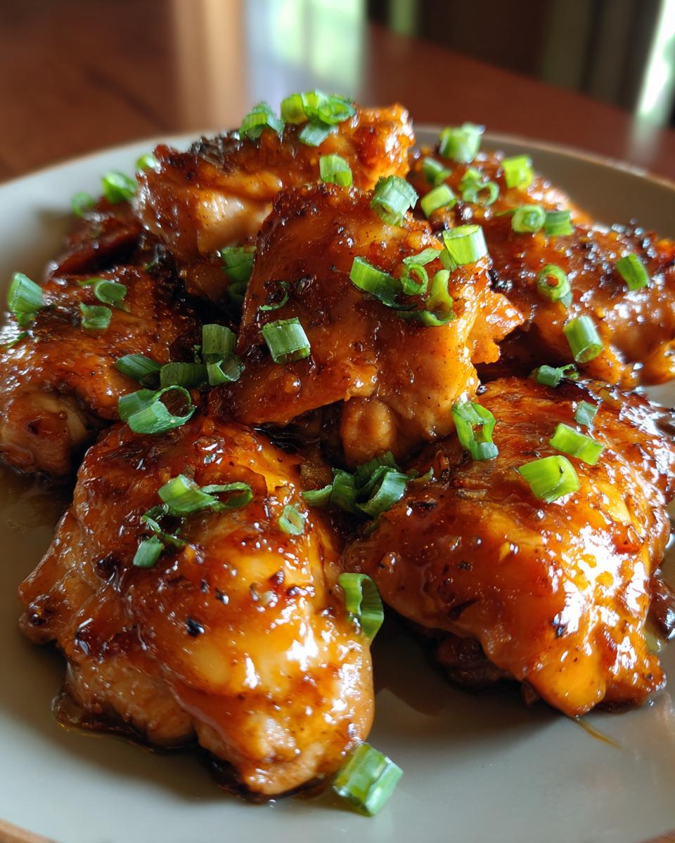 crock pot honey garlic chicken thighs crockpot