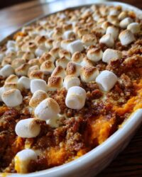 crockpot sweet potato casserole