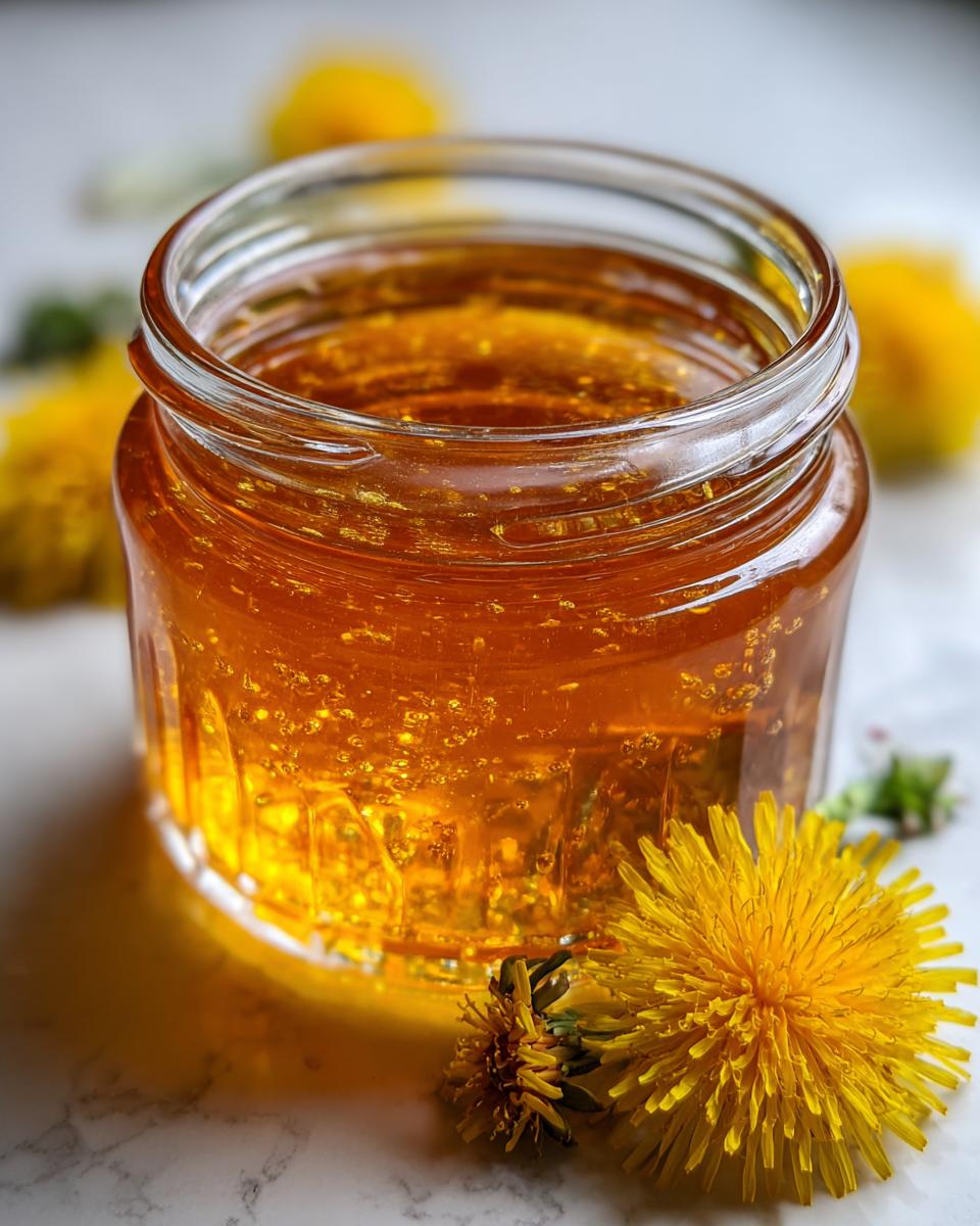 dandelion syrup recipe