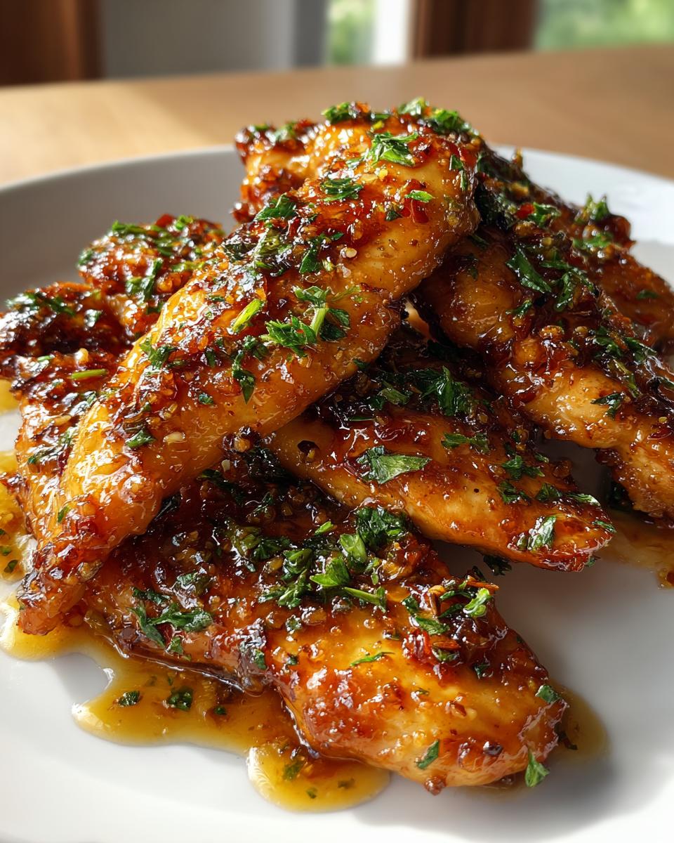 delicious honey garlic chicken recipe - detail 1