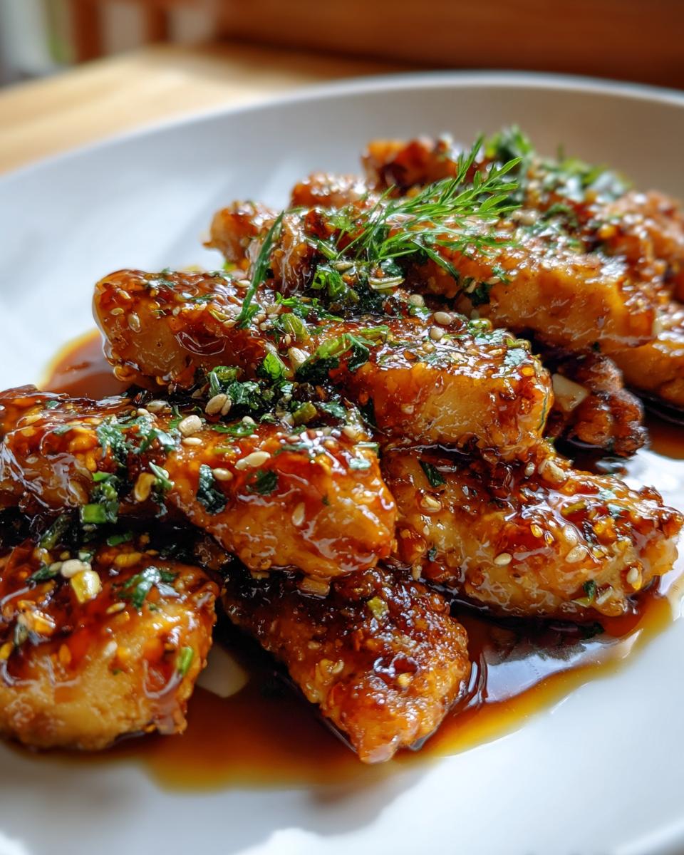 delicious honey garlic chicken recipe