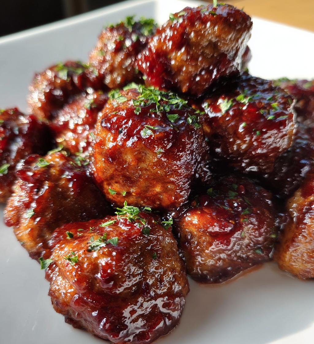 easy cranberry meatballs