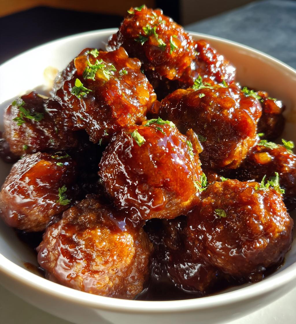 easy grape jelly meatballs recipe - detail 1
