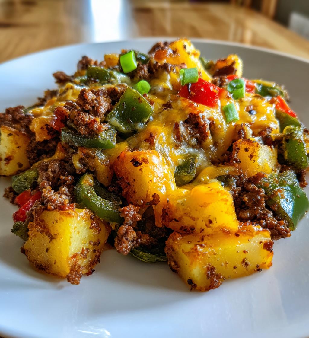 easy hamburger hash recipe