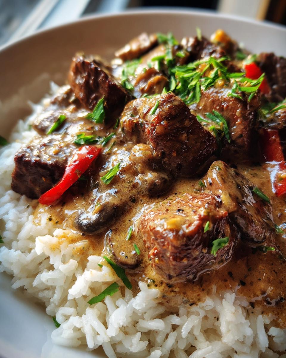 easy no peek beef tips - detail 1
