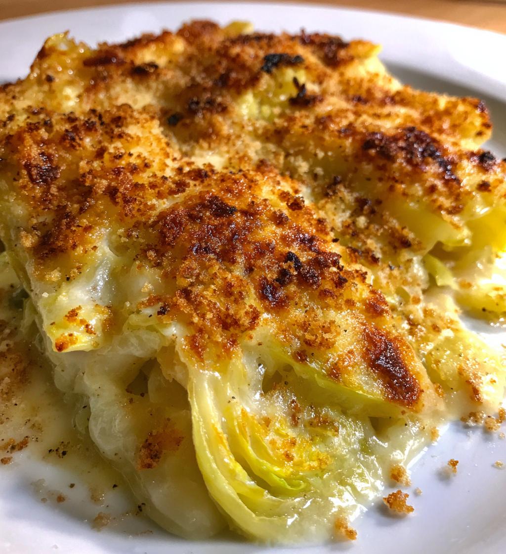 easy scalloped cabbage - detail 1
